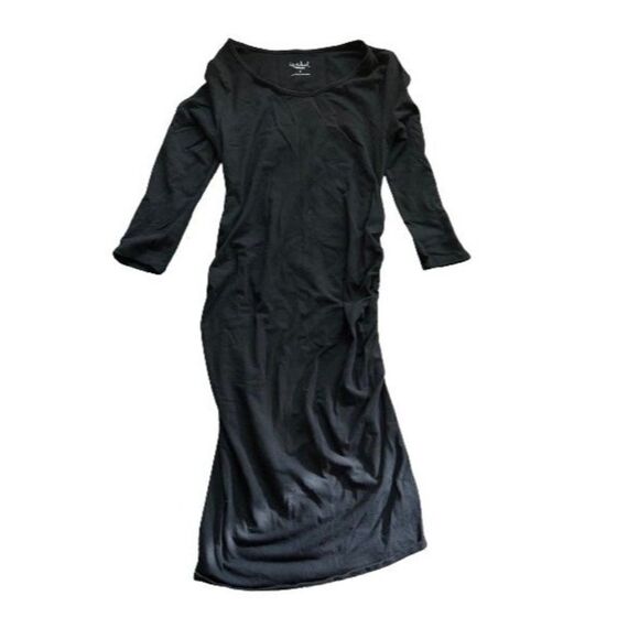 Black Maternity Dress - Picture 1 of 4